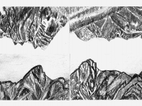 2er Zeichnung (Berge)